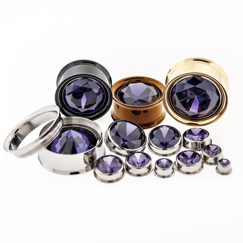 Tanzanite Gem Insert - 1 Piece -Rebel Bod-RebelBod