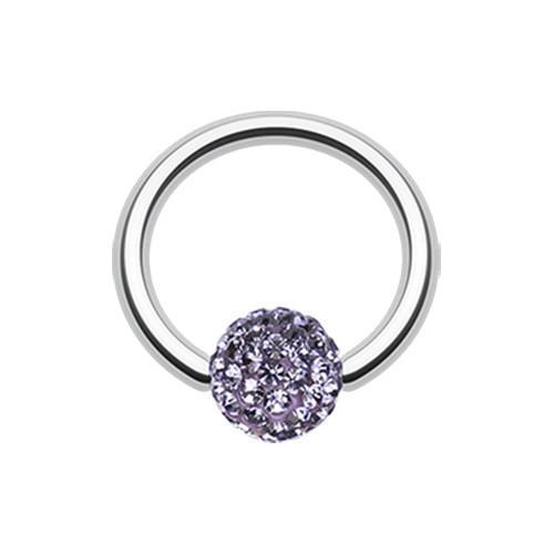 Tanzanite Multi-Sprinkle Dot Multi Gem Captive Bead Ring