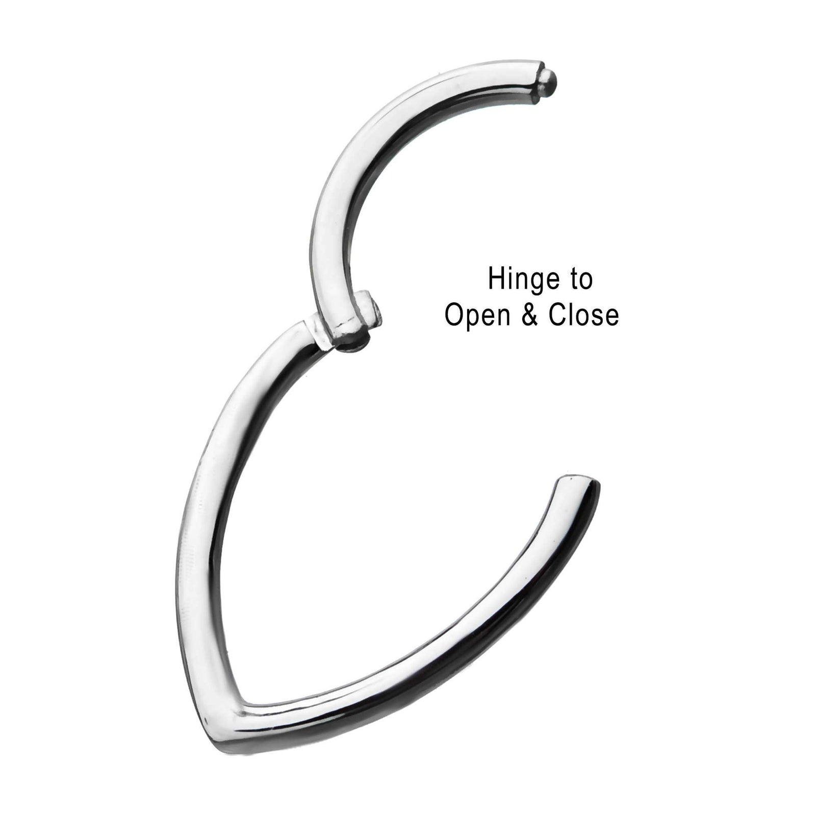 SEAMLESS CLICKER Tear Drop Clicker Hinged Segment Ring sbvsgrh9td61 -Rebel Bod-RebelBod