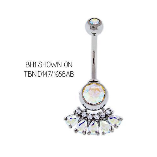 Teardrop Gem Navel Hanger