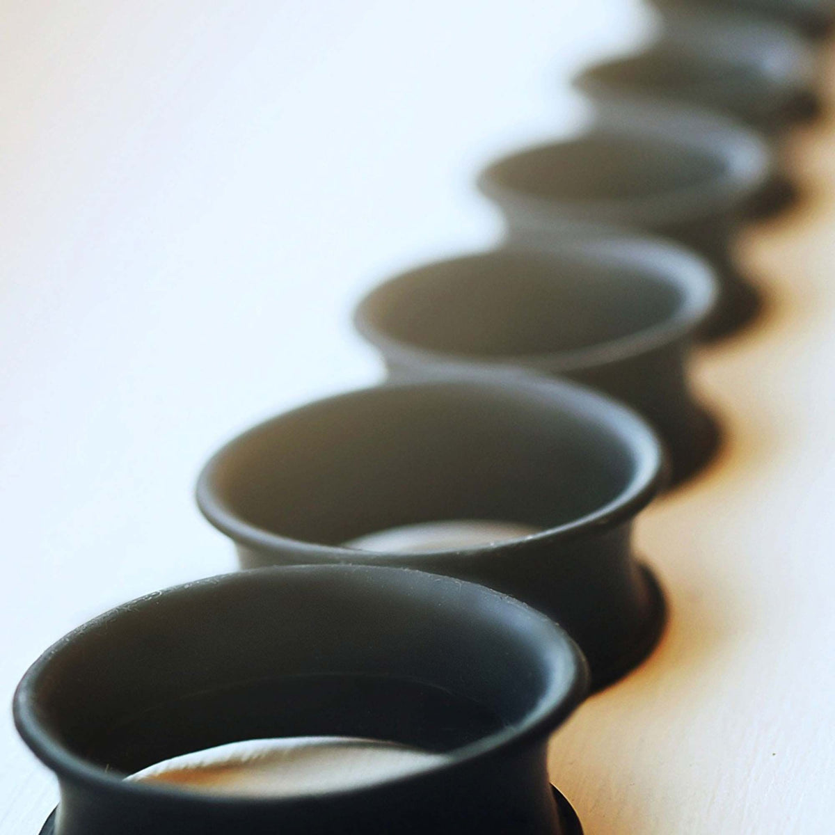 Tunnels - Double Flare Thick Wall Wearable Black Silicone Eyelets Tunnel Plugs - 1 Pair  sbvpslhl3k -Rebel Bod-RebelBod