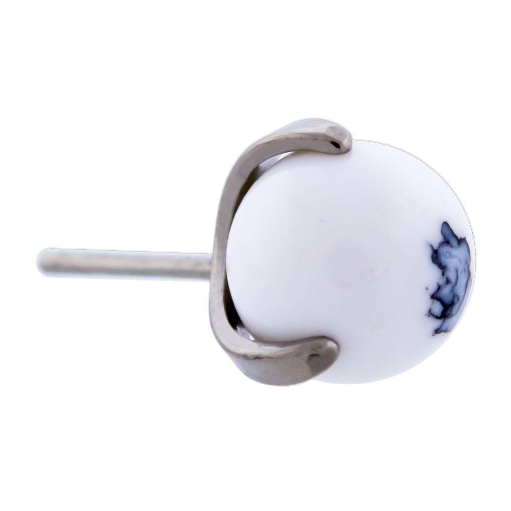 Body Jewelry Parts Threadless Claw Prong Set Cabochon Ball - 1 Piece -Rebel Bod-RebelBod