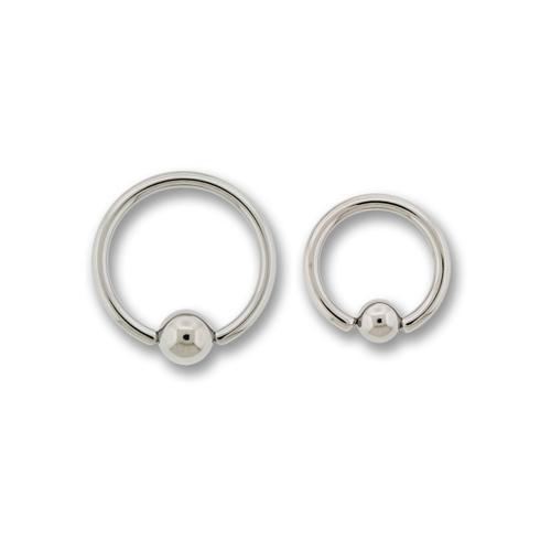 CAPTIVE BEAD RING Titanium Captive Bead Ring High Polish - 1 Piece -Rebel Bod-RebelBod