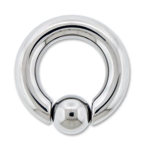 CAPTIVE BEAD RING Titanium Captive Bead Ring High Polish - 1 Piece -Rebel Bod-RebelBod