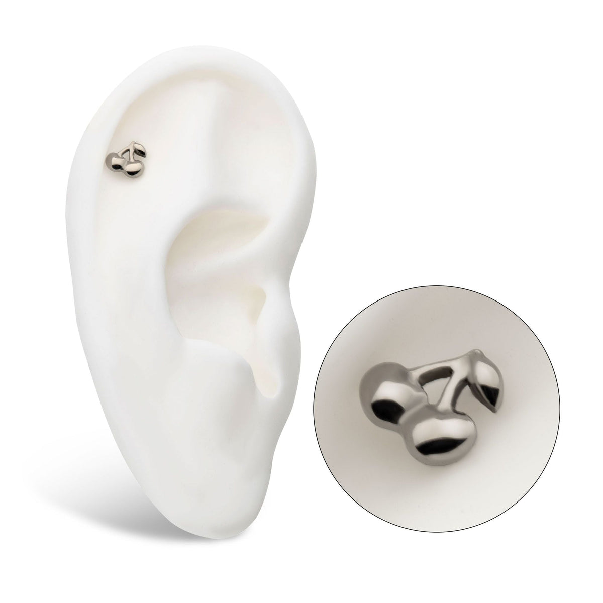 Titanium Internally Threaded Cherry Top titdchry-16 -Rebel Bod-RebelBod
