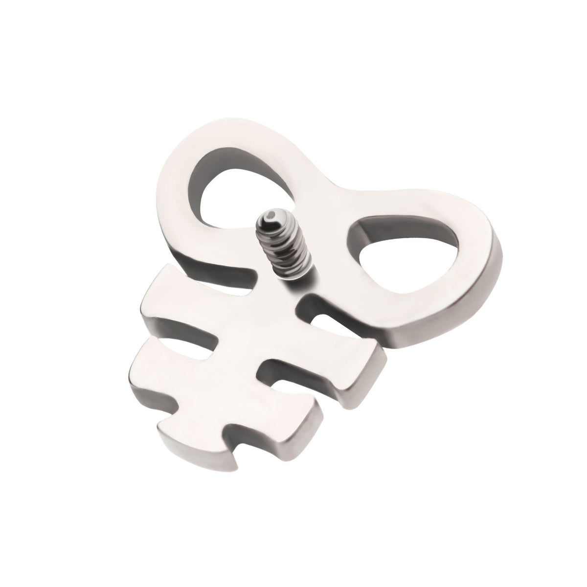 Titanium Internally Threaded Leviathan Cross Top titd823 -Rebel Bod-RebelBod