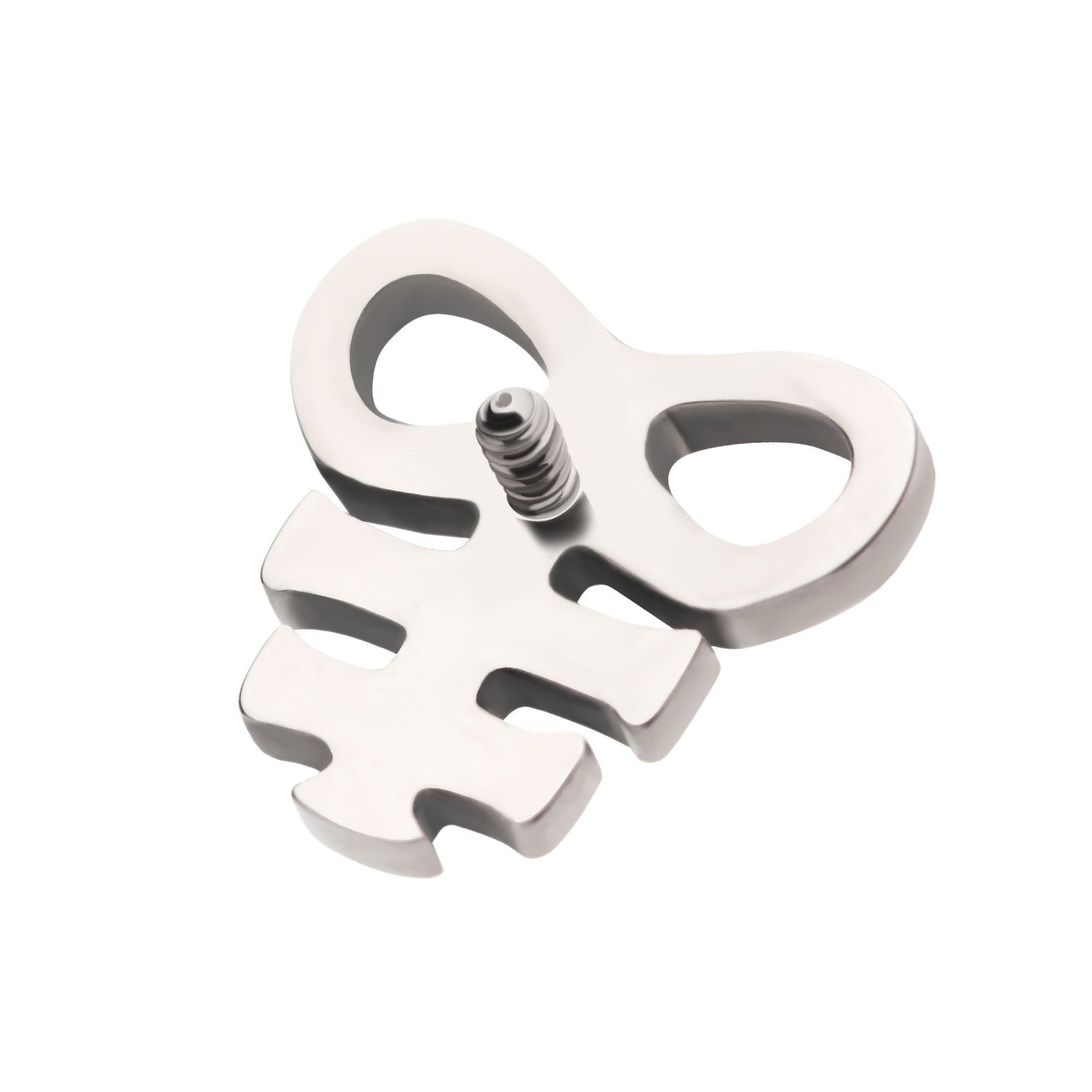 Titanium Internally Threaded Leviathan Cross Top titd823 -Rebel Bod-RebelBod
