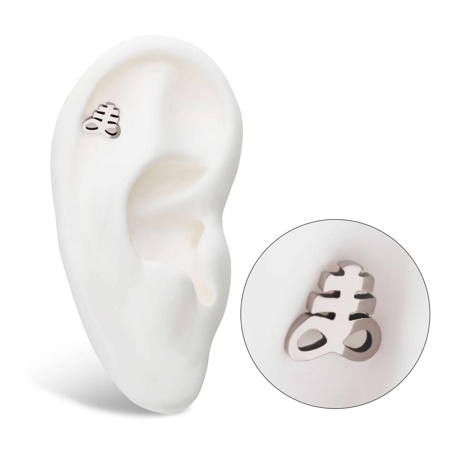 Titanium Internally Threaded Leviathan Cross Top titd823 -Rebel Bod-RebelBod