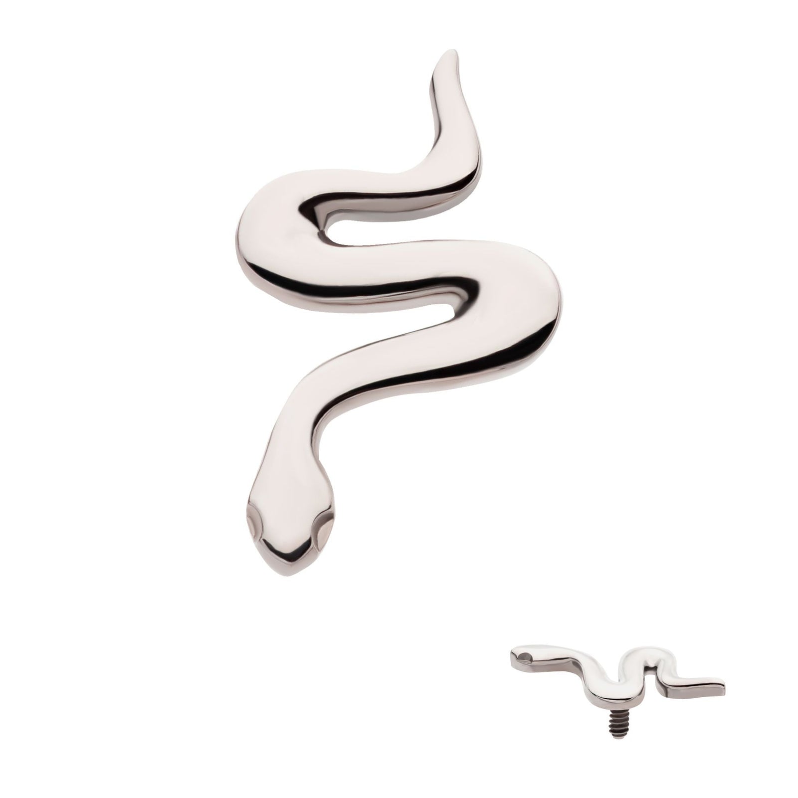 Titanium Internally Threaded Snake Top titd821 -Rebel Bod-RebelBod