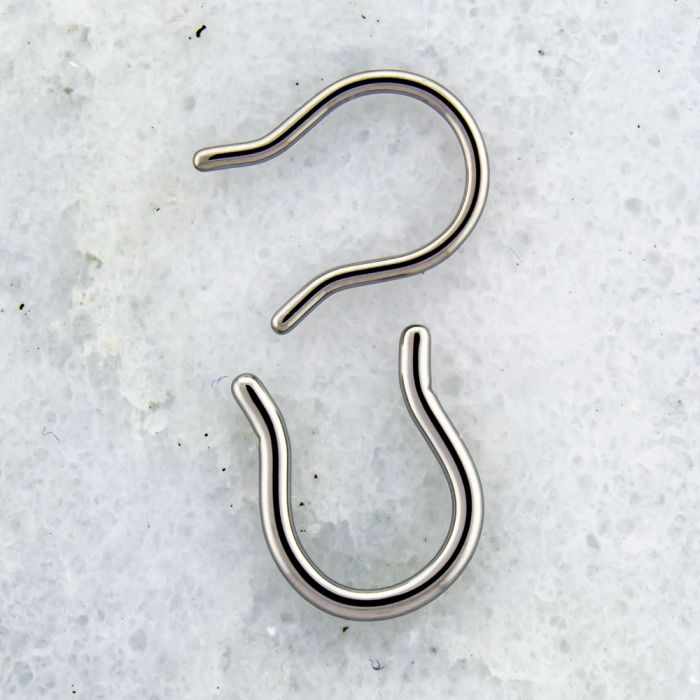 Pincher | Crescent Titanium Omega Septum Retainer - 1 Piece - Special -Rebel Bod-RebelBod