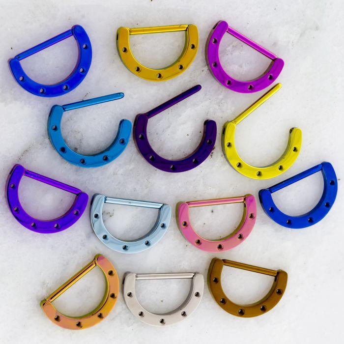 SEAMLESS CLICKER Titanium Threaded Hole Nipple Clicker - 1 Piece -Rebel Bod-RebelBod