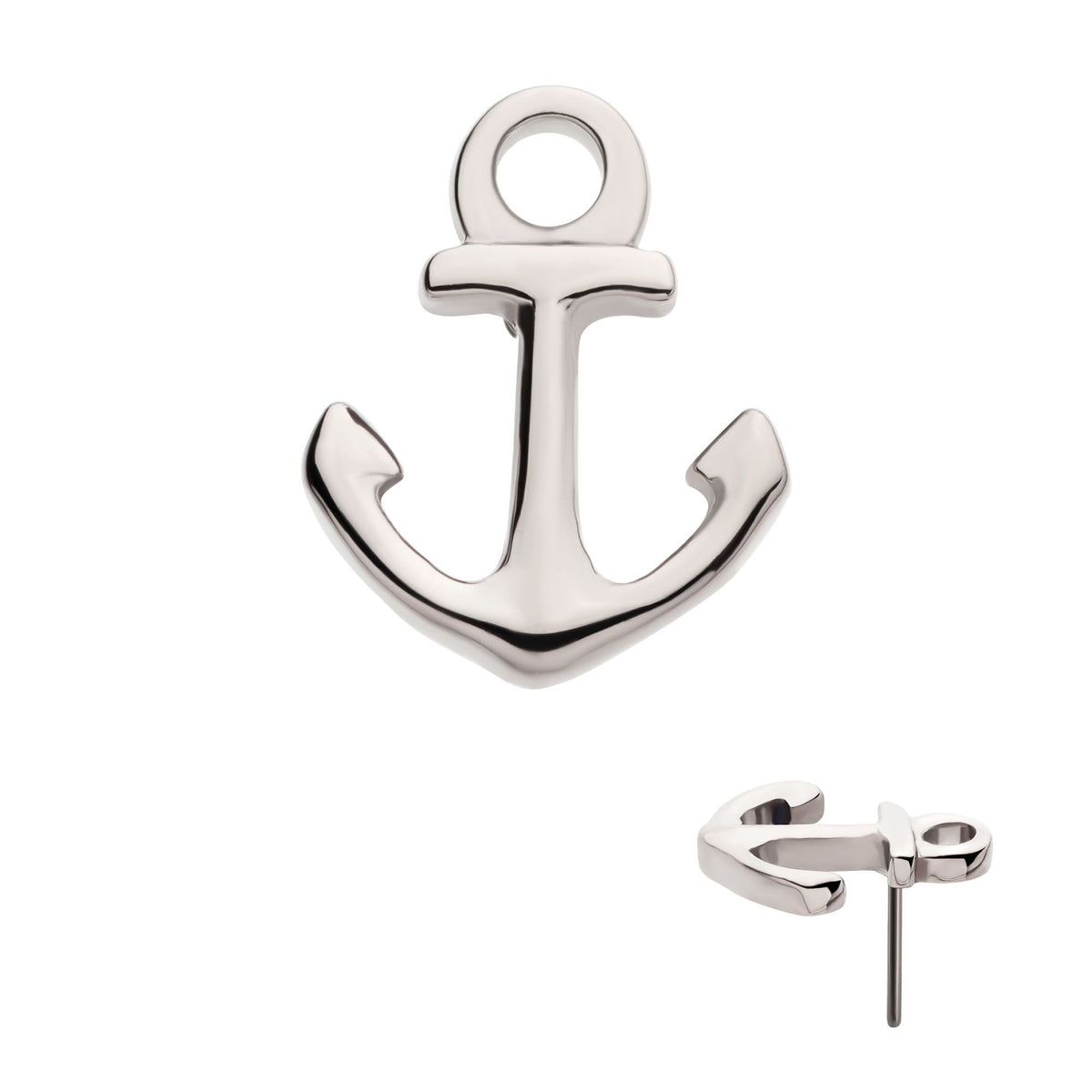 Titanium Threadless Anchor Top titls819 -Rebel Bod-RebelBod