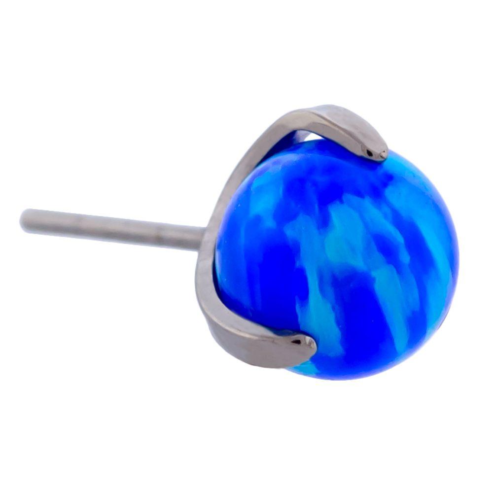Body Jewelry Parts Titanium Threadless Claw Set Opal Balls - 1 Piece -Rebel Bod-RebelBod