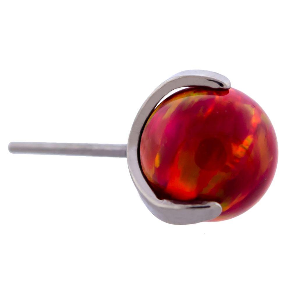 Body Jewelry Parts Titanium Threadless Claw Set Opal Balls - 1 Piece -Rebel Bod-RebelBod