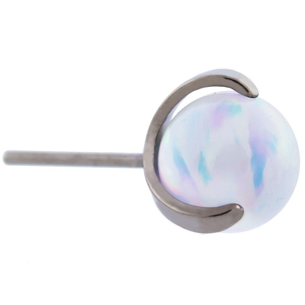 Body Jewelry Parts Titanium Threadless Claw Set Opal Balls - 1 Piece -Rebel Bod-RebelBod