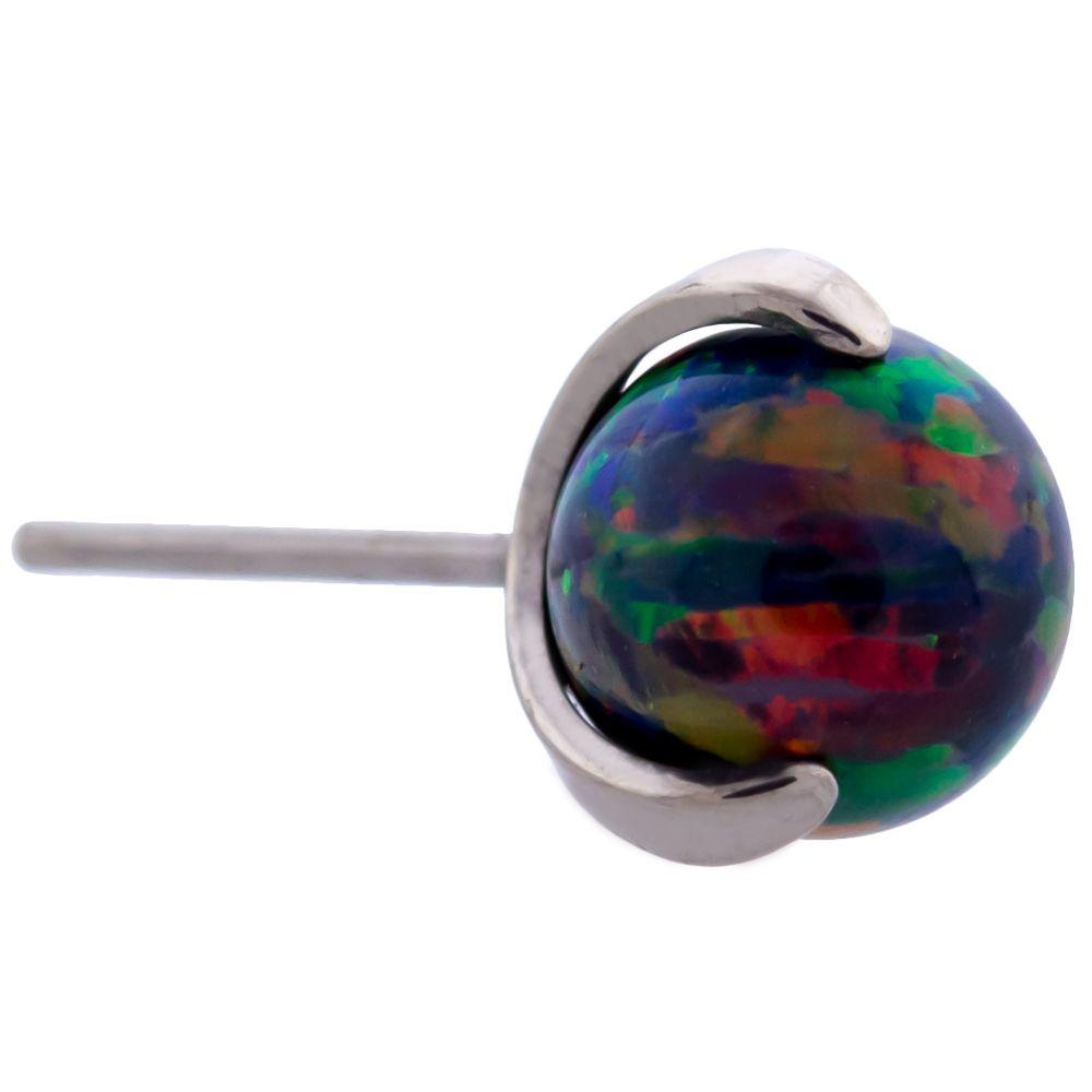 Body Jewelry Parts Titanium Threadless Claw Set Opal Balls - 1 Piece -Rebel Bod-RebelBod