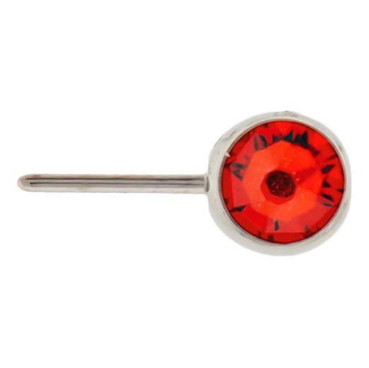 Body Jewelry Parts Titanium Threadless Front Facing Gem Ball - 1 Piece -Rebel Bod-RebelBod