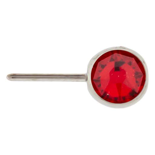 Body Jewelry Parts Titanium Threadless Front Facing Gem Ball - 1 Piece -Rebel Bod-RebelBod