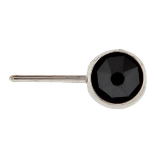 Body Jewelry Parts Titanium Threadless Front Facing Gem Ball - 1 Piece -Rebel Bod-RebelBod