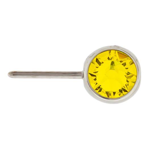 Body Jewelry Parts Titanium Threadless Front Facing Gem Ball - 1 Piece -Rebel Bod-RebelBod
