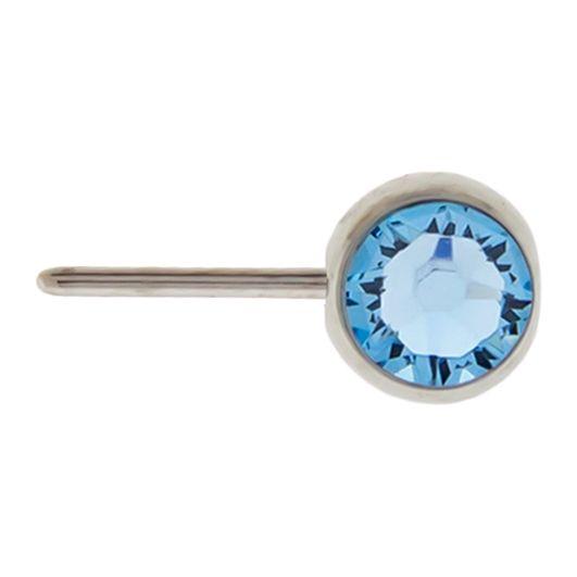 Body Jewelry Parts Titanium Threadless Front Facing Gem Ball - 1 Piece -Rebel Bod-RebelBod