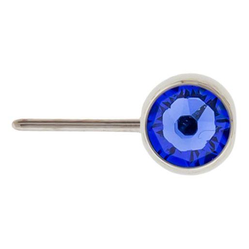 Body Jewelry Parts Titanium Threadless Front Facing Gem Ball - 1 Piece -Rebel Bod-RebelBod