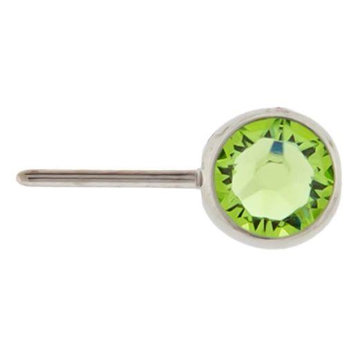 Body Jewelry Parts Titanium Threadless Front Facing Gem Ball - 1 Piece -Rebel Bod-RebelBod
