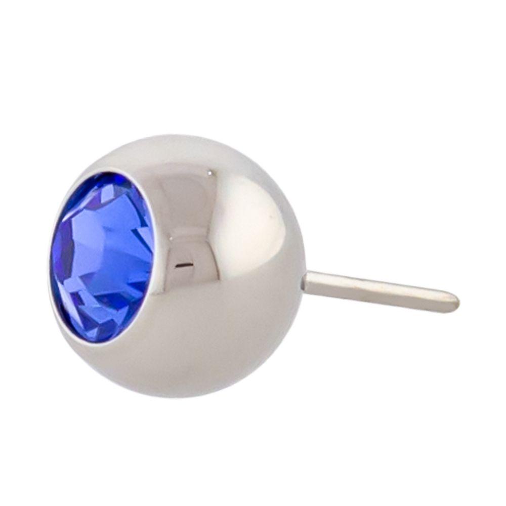 Body Jewelry Parts Titanium Threadless Gem Ball - 1 Piece -Rebel Bod-RebelBod