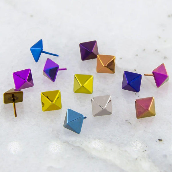 Pyramid Stud - Titanium Threadless End Standard Jewelry – BodyALTAR