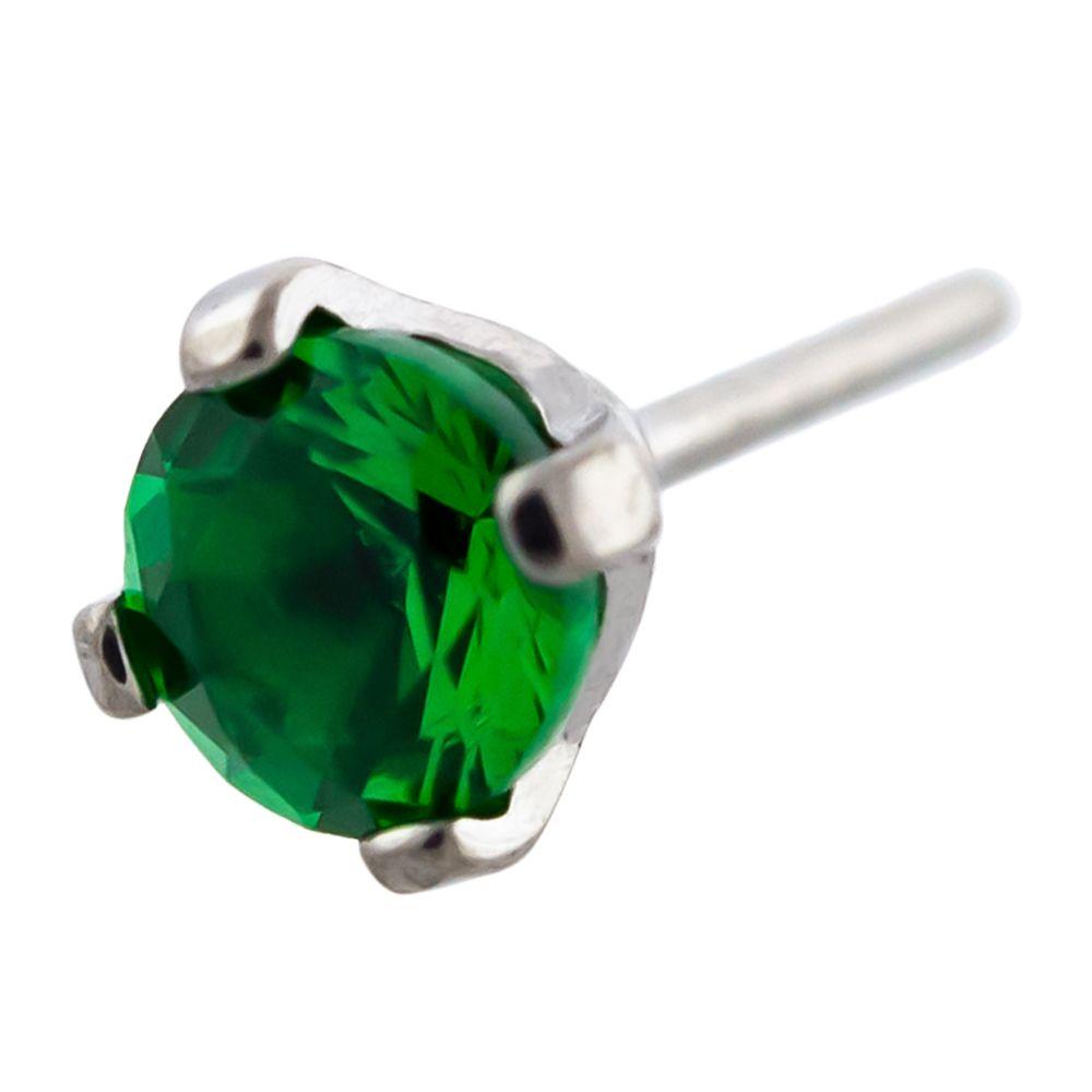Body Jewelry Parts Titanium Threadless Round Gem Replacement Head - 1 Piece -Rebel Bod-RebelBod