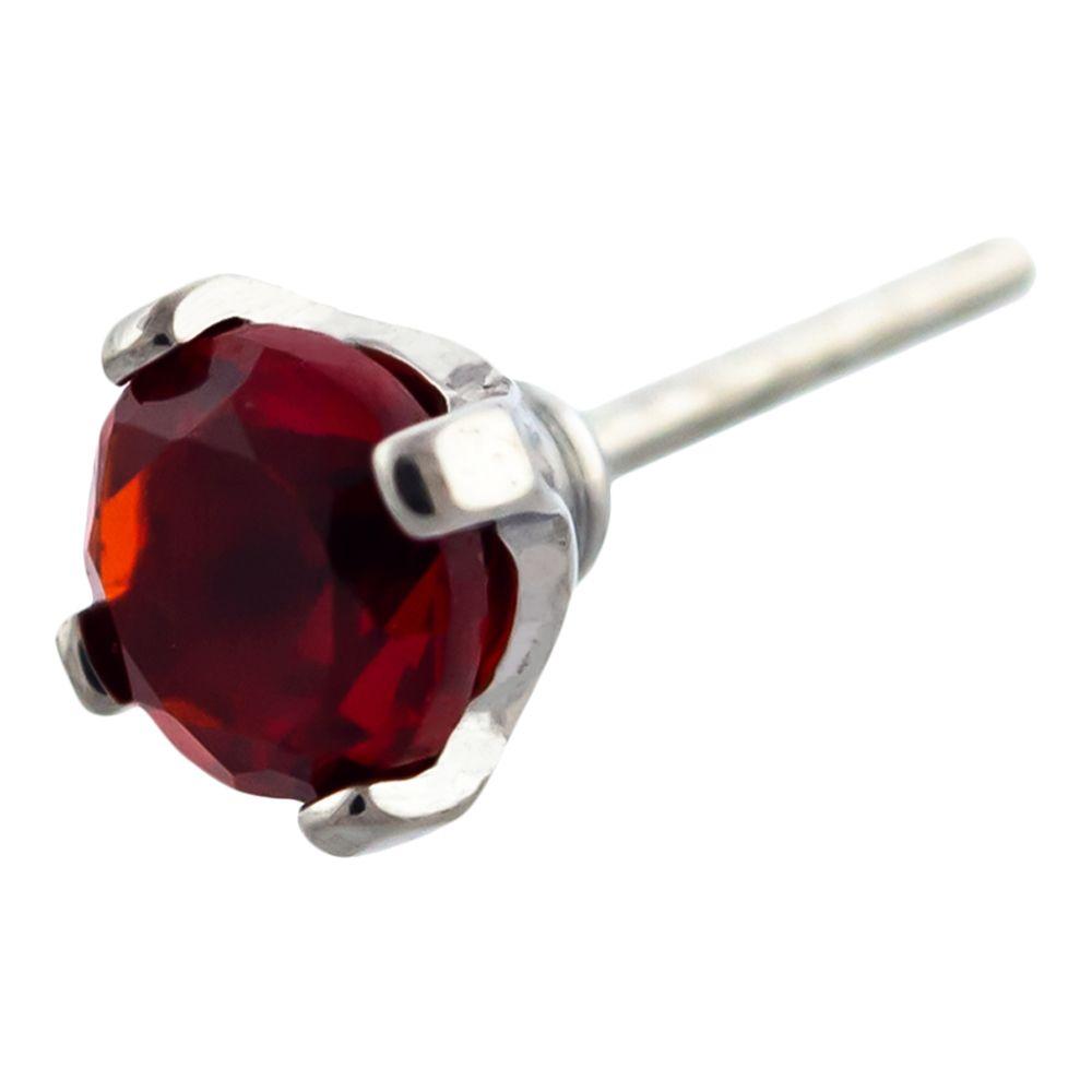 Body Jewelry Parts Titanium Threadless Round Gem Replacement Head - 1 Piece -Rebel Bod-RebelBod