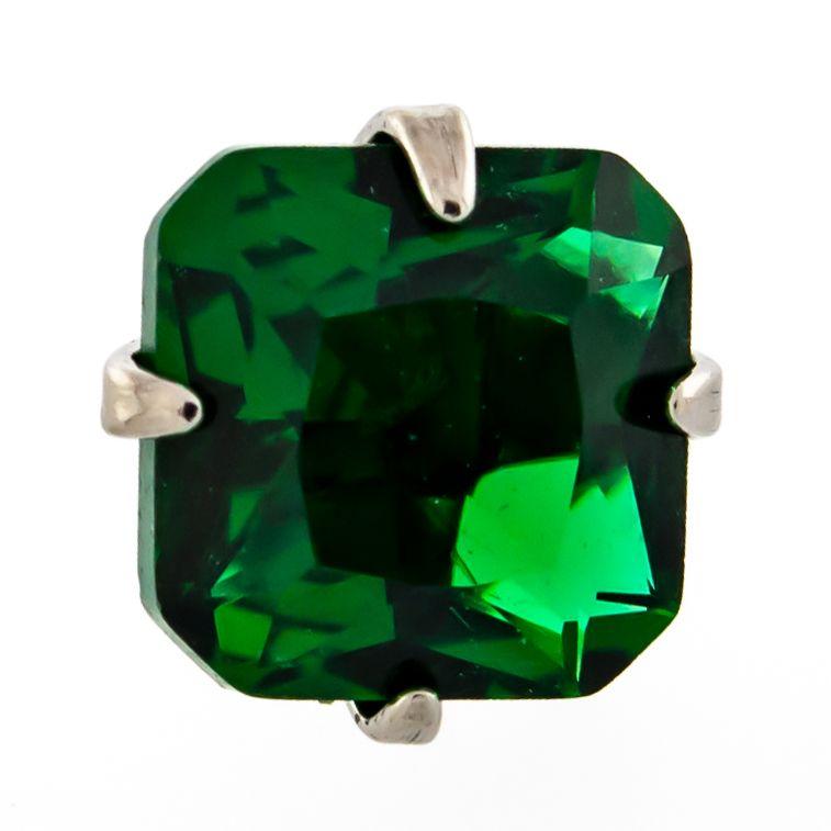 Body Jewelry Parts Titanium Threadless Square Radiant Gem Heads - 1 Piece -Rebel Bod-RebelBod