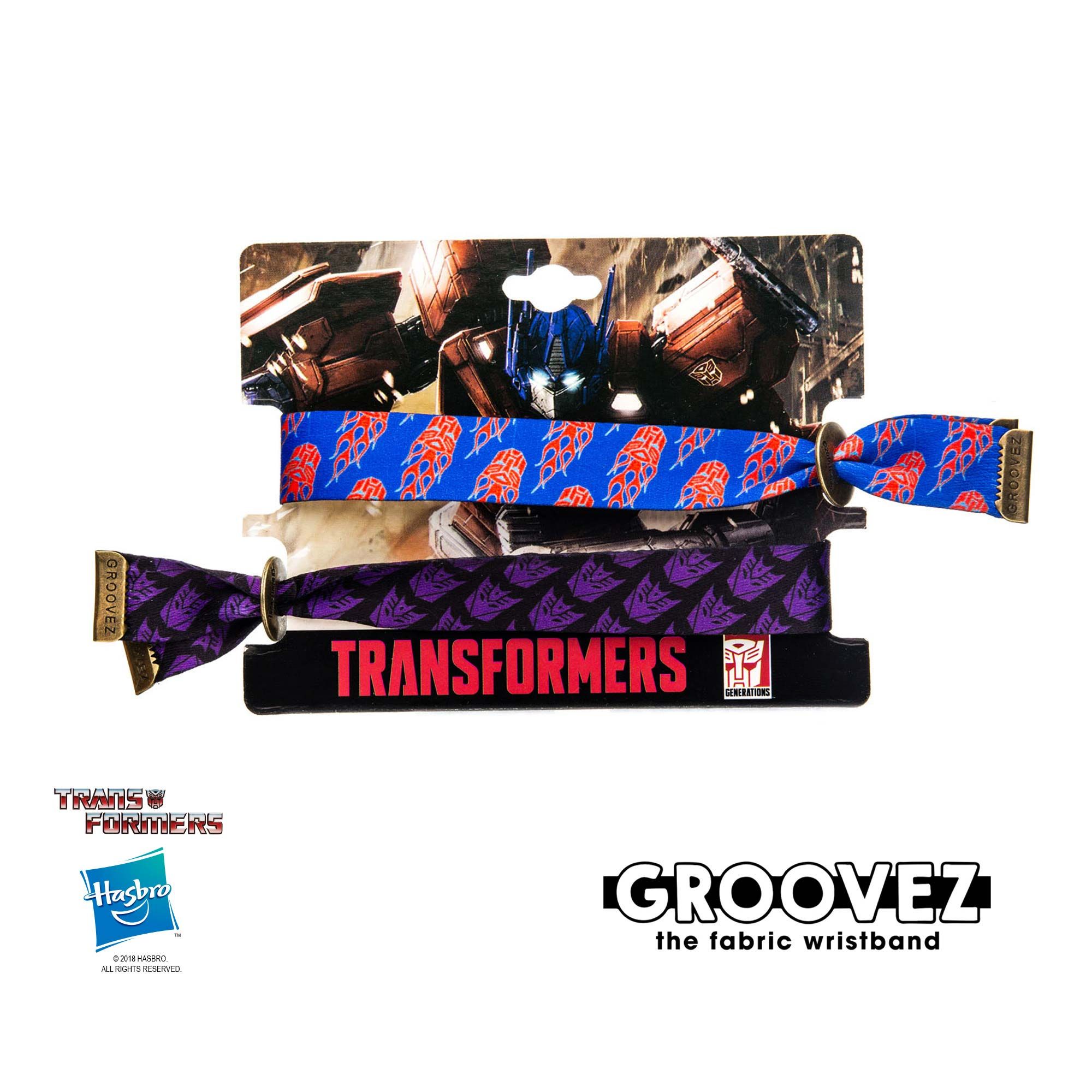 HASBRO Transformers Autobot Decepticon Groovez Bracelet Set -Rebel Bod-RebelBod