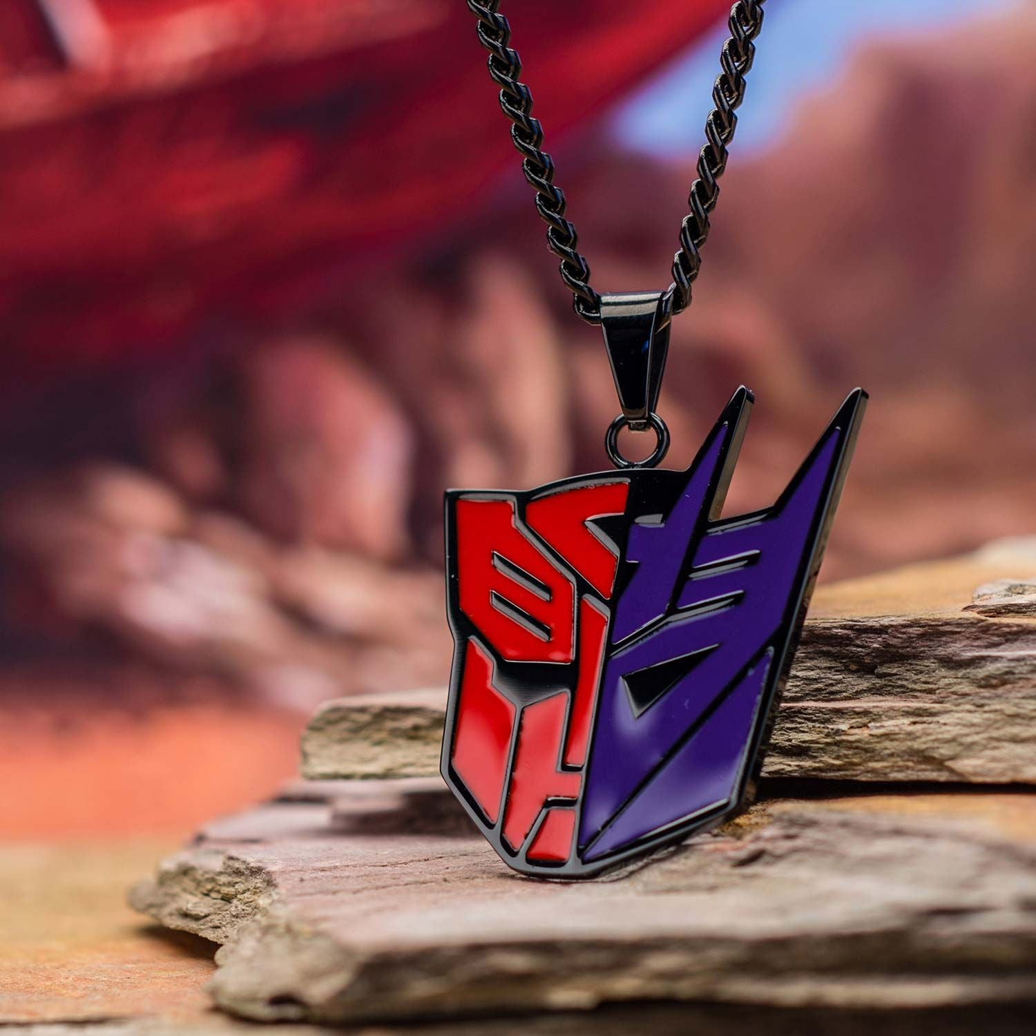 HASBRO Transformers Autobot Decepticon Pendant Necklace -Rebel Bod-RebelBod
