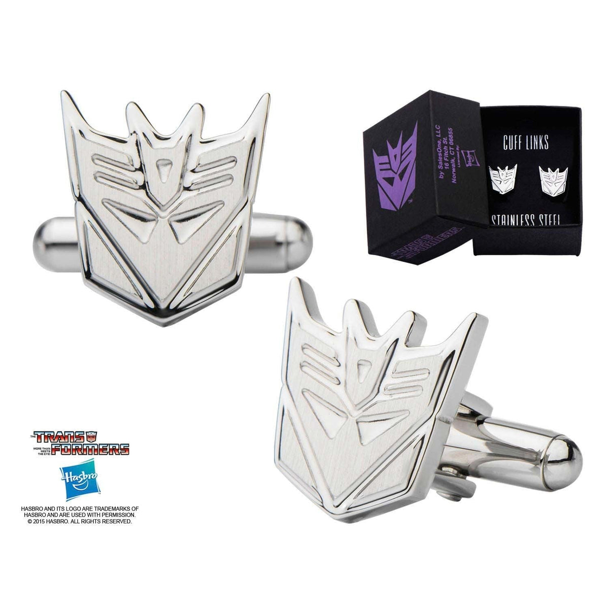 HASBRO Transformers Decepticon Logo Cufflinks -Rebel Bod-RebelBod