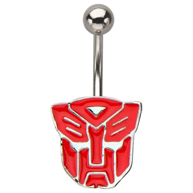 HASBRO Transformers Red Autobot Logo Fixed Navel -Rebel Bod-RebelBod