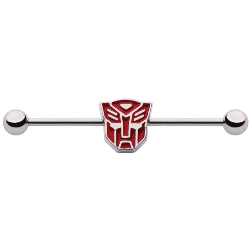 HASBRO Transformers Red Autobot Logo Industrial Barbell -Rebel Bod-RebelBod
