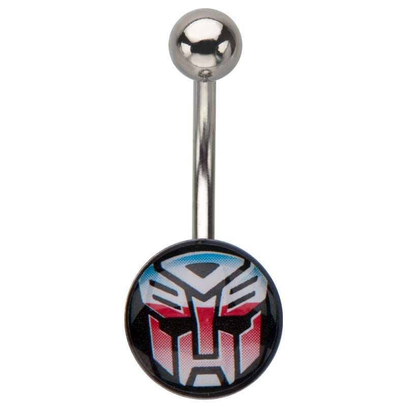 HASBRO Transformers Red/Blue Autobot Logo Fixed Navel -Rebel Bod-RebelBod