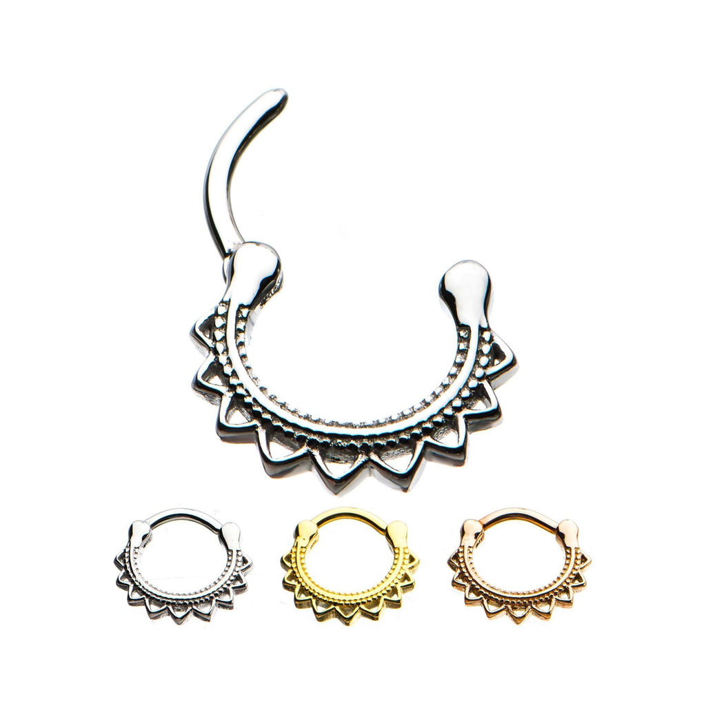 Triangle Drop Round Septum Piece sbvsept17516 - 1 Piece