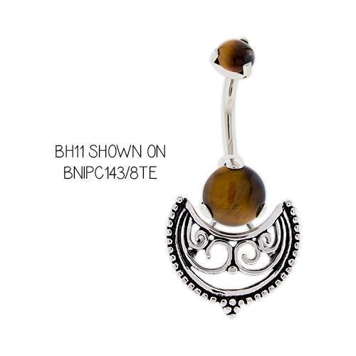 Tribal Cut Navel Hanger