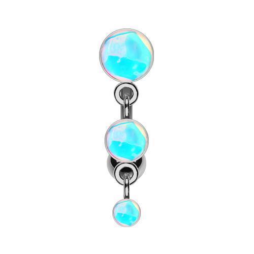 Triple Revo Reverse Belly Button Ring