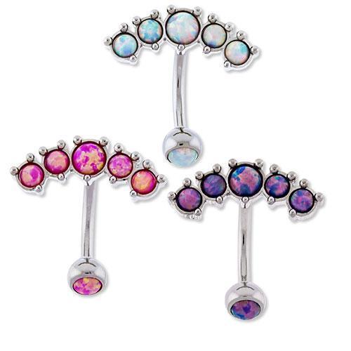 Universal Non Dangle Cluster Belly Ring - 1 Piece