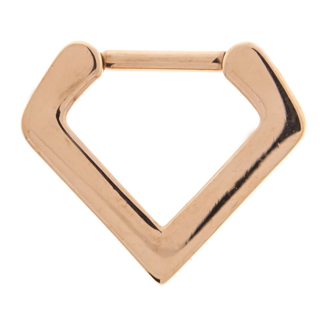 Clicker - Cartilage | Septum V-Shaped Septum Clicker - 1 Piece -Rebel Bod-RebelBod