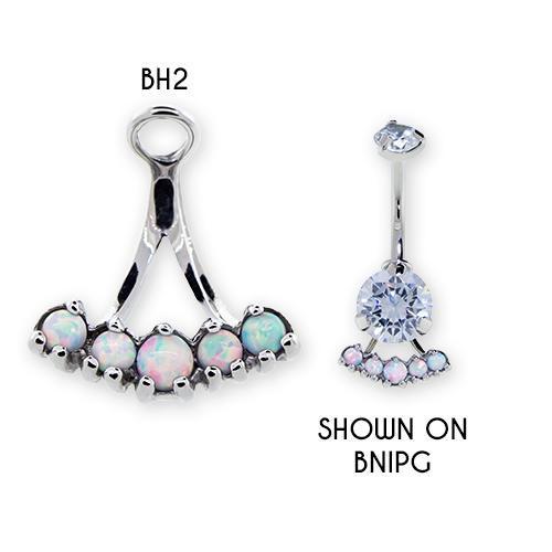 White Opal Navel Hanger