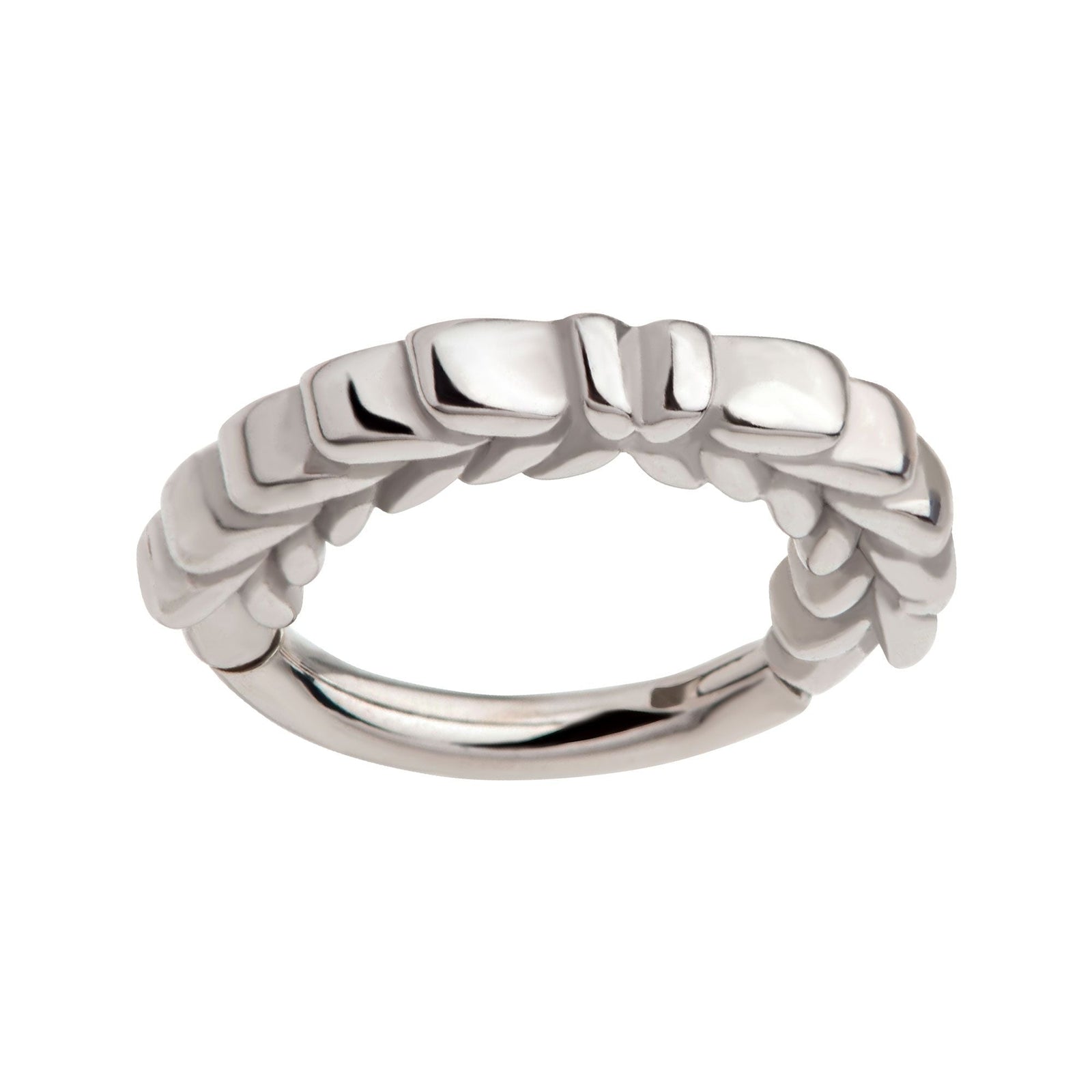 Clicker - Cartilage | Septum Wreath Front Facing Hinged Segment Clicker - 1 Piece -Rebel Bod-RebelBod